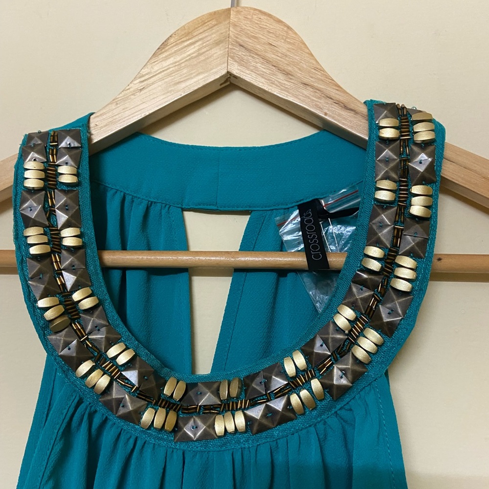 Crossroads Long Dress.Size - Will Fit M to L. - Picture 4 of 13